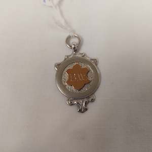 Sterling Silver & Rose Gold pendant - Birmingham 1925