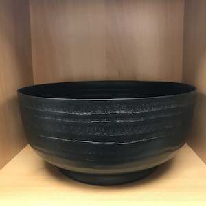 Aluminium Black Linear Bowl