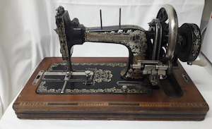 Antique: German Frister & Rossmann Sewing Machine