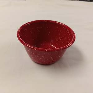 Antique: Red Enamel Mixing Bowl