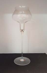 Antique: German Crystal Candlestick / Vase combination