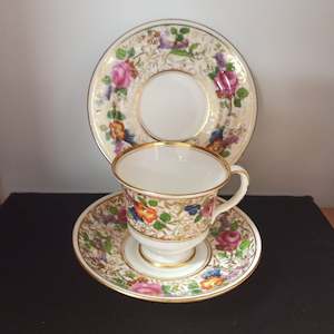 Antique: Hammersley Cup, Saucer & Plate - Round - c.1912