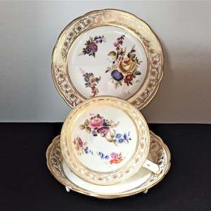 Antique: Hammersley Cup, Saucer & Plate - c. 1912