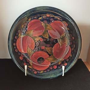 Moorcroft Shallow Dish - Pomegranates