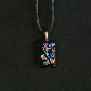 Dichroic Glass Pendant – Speckles