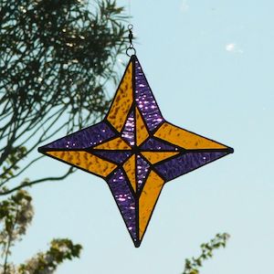 Star – Gold & Violet Purple