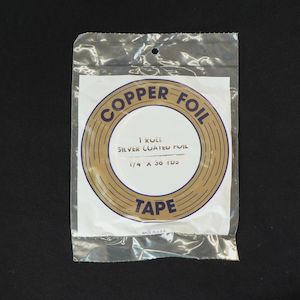 Creative art: Edco 1/4″ (6.35mm) Silver Back Copper Foil