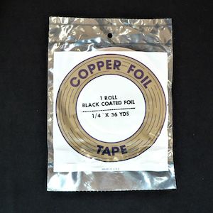 Edco 1/4″ (6.35mm) Black Back Copper Foil