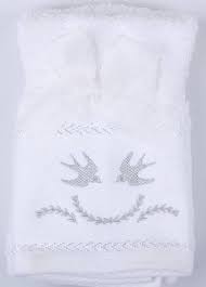 Alice & Lily Embroidered Face Cloth Set of 2