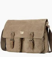 Furniture: Classic Satchel Bag - Brown - Troop