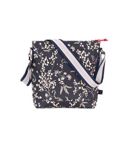 Brakeburn Tiger Cross Body Bag in Navy