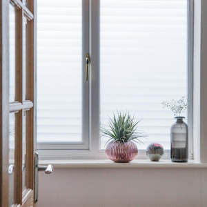 Jalousie White | Self-Adhesive Window Film - 45cm x 2m