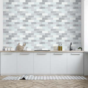 Pastel Tiles | Vinyl Wallpaper - 67.5cm x 4m