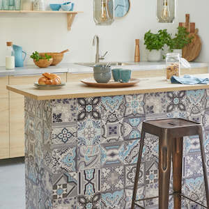 Moroccan Tile Simenta | Vinyl Wallpaper - 67.5cm x 4m