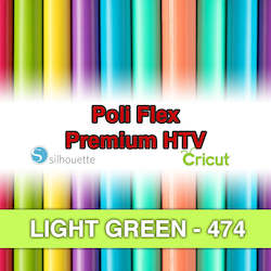 Light Green 474 Poli Flex HTV Iron-on