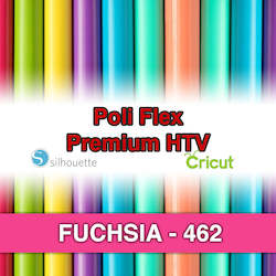 Adhesive wholesaling: Fuchsia 462 Poli Flex HTV Iron-on