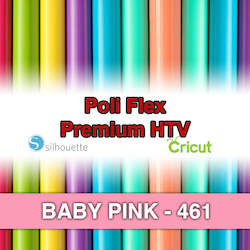 Adhesive wholesaling: Baby Pink 461 Poli Flex HTV Iron-on