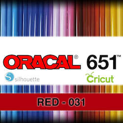 Red 031 Adhesive Vinyl