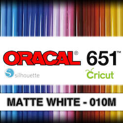 Matte White 010M Adhesive Vinyl