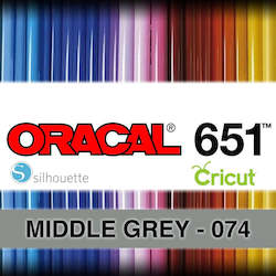 Middle Grey 074 Adhesive Vinyl