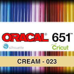 Cream 023 Adhesive Vinyl