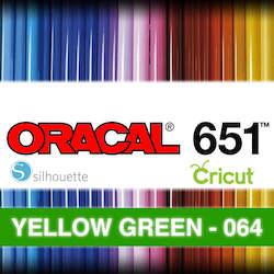 Adhesive wholesaling: Yellow Green 064 Adhesive Vinyl