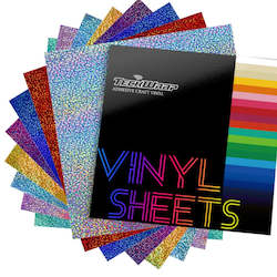 Adhesive wholesaling: Holographic Sparkle Adhesive Vinyl Pack