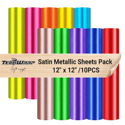 Satin Chrome Bright Adhesive Vinyl Pack