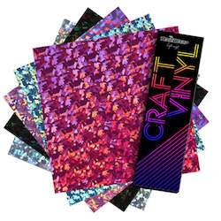 Glass Flower Adhesive Vinyl Pack