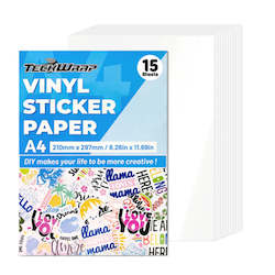 Adhesive wholesaling: Printable Glossy White Vinyl Pack