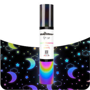 Adhesive wholesaling: Reflective Rainbow HTV