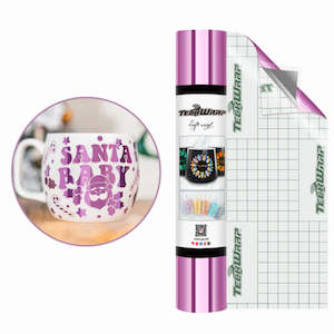 Mirror Chrome Purple Pink Adhesive Vinyl