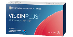 Biofinity Clinical Equivalent: CooperVision VisionPlus+ Flexiwear 6 Pack