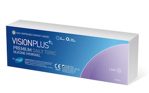 CooperVision MyDay Toric Clinical Equivalent: VisionPlus+ Premium Daily Toric 30 Pack