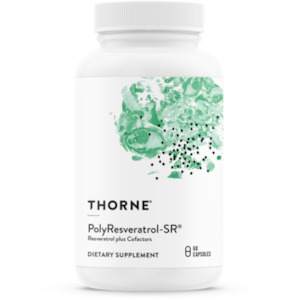 Health supplement: Thorne PolyResveratrol-SR 60 Capsules