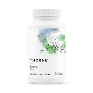 Health supplement: Thorne Lysine 60 Capsules