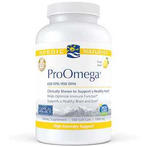 Nordic Naturals ProOmega Lemon 180 Softgels