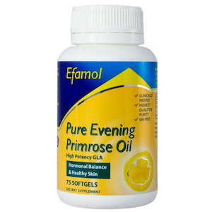 Health supplement: Efamol Evening Primrose Oil 100 capsules