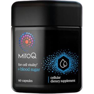 Health supplement: MitoQ Blood Sugar 5mg 60 caps