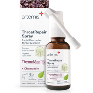 Health supplement: Artemis ThroatRepair Spray 30ml