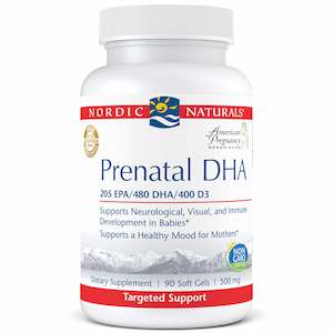 Nordic Naturals Prenatal DHA Unflavoured 90 Softgels