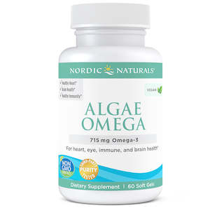 Nordic Naturals Algae Omega Unflavoured 60 Softgels