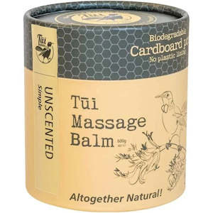 Health supplement: Tui Balms Unscented Massage & Body Balm 600g