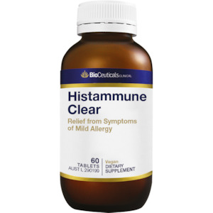 Health supplement: Bioceuticals Histammune Clear 60's