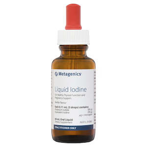 Health supplement: Metagenics Liquid Iodine 44ml