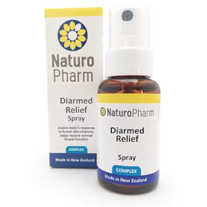 Health supplement: Naturo Pharm Diarmed Relief Spray 25ml