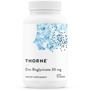 Thorne Zinc Bisglycinate 30mg 60 Capsules