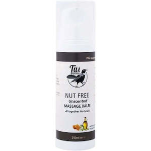 Tui Balms Nut Free Unscented Massage & Body Balm Pump Bottle 250ml