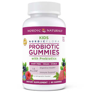 Nordic Naturals Kids Flora Probiotic Gummies (60 Gummies)