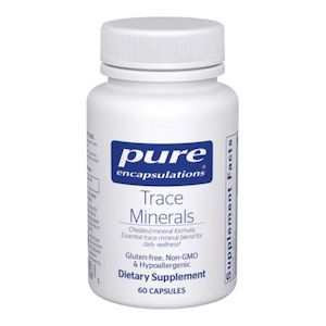 Pure Encapsulations Trace Minerals 60 Capsules